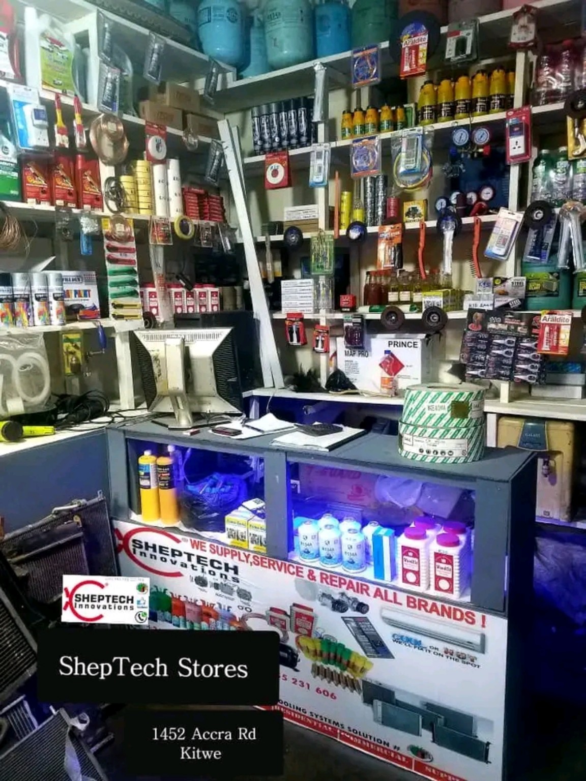 ShepTech Innovations store in Kitwe